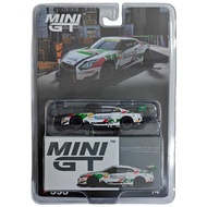 Mini GT 593 Nissan GT-R NISMO GT3 #23 KCMG 2018 FIA GT World Cup Macau 1/64 (Box/Blister) Đồ chơi mô