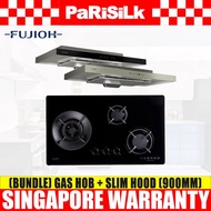 (Bundle) Fujioh FH-GS 5035 SVGL Gas Hob + FR MS 1990 R Super Slim Cooker Hood (900mm)