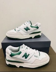 New Balance NB 550 premium pack 牛皮織物皮革 復古籃球鞋 男女同款 綠色