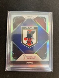 Japan Team Badge, 2022 Qatar World Cup Prizm, Silver