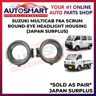 Japan Surplus Suzuki Multicab F6A Scrum Round Eye Headlight Housing w/ Bracket