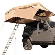 Roof Top Tent 2-3 Person Overland Soft-Shell Tent with Ladder, Come with Waterproof Anti-UV PVC Cove