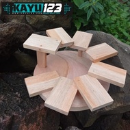 8-Tier Wooden Sushi Ladder Wooden Sushi Rack Sushi Serving Tray (TS-14)