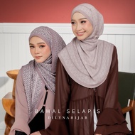 Bawal Selapis Curve Monogram Korean Chiffon