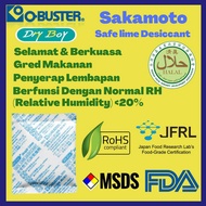 O-Buster Sakamoto Safe Lime/Desiccant/Silica Gel/Food Grade/Penyerap Kelembapan/Dehumidifier/Moistur