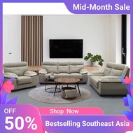 NUCCA 3604(A) 123 Sofa Set [Can Choose Casa Leather or Water Resistance Fabric][Delivery in West Malaysia Only]