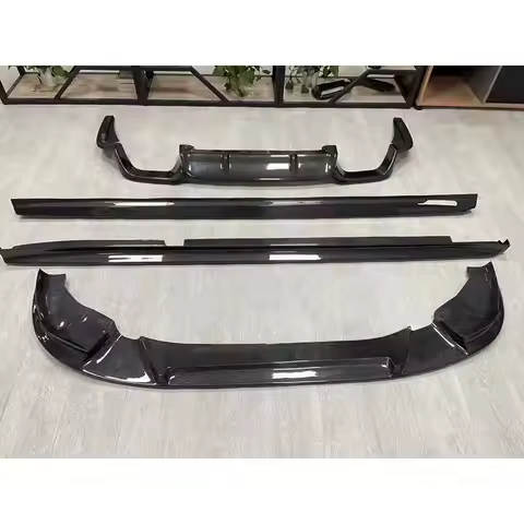 Full Set Bodykit Carbon Fiber Front Bumper Splitter Lip Rear Diffuser Side Skirt for BMW X3M F97
