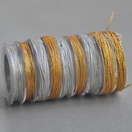 3 Strands 6 Strands 9 Strands 12 Strands 15 Strands Golden Thread Silver Strand Thread diy Hand-Brai
