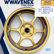 **1pc**ADVAN RG1 NEW SPORT RIM 15" 15inch 15X7 4H100 & 4H114 WHEELS