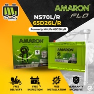Installation Provided Amaron FLO NS70 NS70L NS70R 65D26L 65D26R Car Battery Bateri Kereta