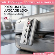 TSA007 Combination Suitcase Lock 3 Digit Zipper Luggage Padlock