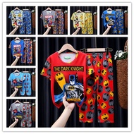 Children Pajamas Kids Sleepwear Cartoon Girl Boy Pajamas Long Sleeve Baju Budak Tidur  Baju Baby Tid