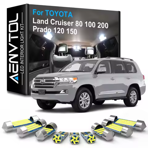 Car Accessories LED Interior Lights Canbus For Toyota Land Cruiser 200 100 80 70 Prado 150 120 90 FJ