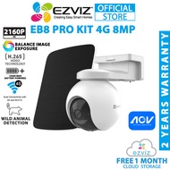 Ezviz EB8 Pro Kit 4G 8MP 4K Pan & Tilt Two Way Talk Color Night Vision Battery Powered Outdoor Secur