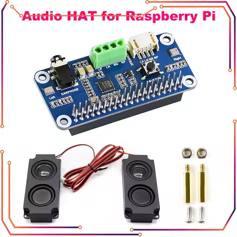 MICROBOT Raspberry Pi Hi-Fi Sound Card HAT WM8960 Audio Expansion Board Sound Card Module for Raspbe