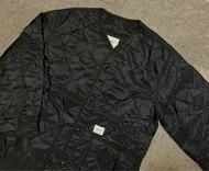 WTAPS WLJ NYLON RIPSTOP QUILTED MILITARY M-65 LINER COAT JACKET WTVUA CLASSIC LOGO PATCH QUILT ARMY 