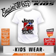 kaos Jeep CJ7 anak kaos cherokee Offroad Hardtop Mobil otomotif Tshirt Baju mrh jp016a – Enginewear