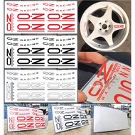 OZ Racing Car Stickers