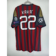 S-XXL     AC Milan 13-14 home retro jersey KAKA Thai edition Comfortable and breathable sports shirt