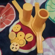 Muruku Maker Plastic / Putu Mayam Maker / Acuan Muruku Plastik Acuan Meruku Mould Set Murruku Mould 