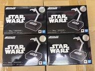全新 日版 Bandai SHF s.h.figuarts Star Wars 星球大戰 魂 STAGE x 4 件 人偶 支架 台座 連 收納盒 for Luke Skywalker , C-3PO