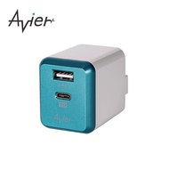Avier Color Mix PD3.0+2.4A USB電源供應器/ 墨青
