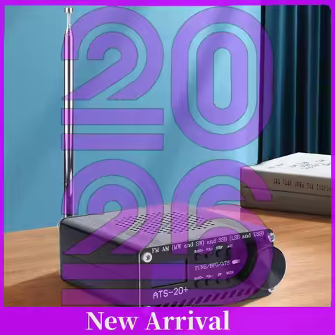 ATS-20+Si4732 All Band Radio Receiver Built-in Battery Portable Handheld Radio Recorder FM AM MW&SW 