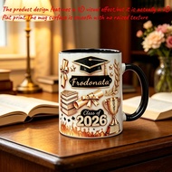 1pc Personalized Graduation Mug 2026 Class, 11oz Custom Name Graduation Gift, Senior Graduation Coff
