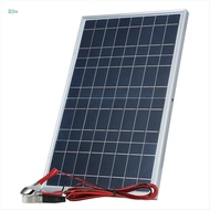 12V Solar Panel Kit Complete 30W Power Portable Outdoor Rechargeable Solar Cell Generator for Home M