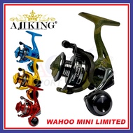 (UL) Ajiking Wahoo Mini Limited Edition Terhad Mesin Pancing Spinning Fishing Reel Ultralight Spinni