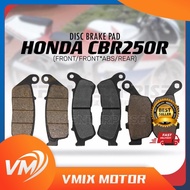 HONDA CBR250R DISC BRAKE PAD (FRONT/REAR/FRONT*ABS) CBR250 R CBR 250R