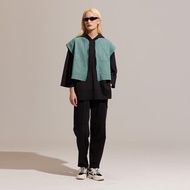 不可退換 /多口袋工裝背心-山艾綠