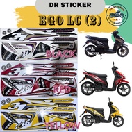 YAMAHA EGOLC FI YM JET Stripe Stiker Sticker EGOLCFI EGO LC EGOLC125 FUEL INJECTION (2) EGOLC BODY C