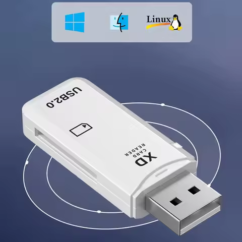 1Pc XD Picture Card Reader USB 2.0 Memory Adapter For Olympus Fuji Cameras Type C To Micro Usb C Otg