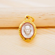 [ PCPY Jewelry ] จี้หลวงพ่อเงิน วัดบางคลาน • กรอบทองคำแท้ • กันน้ำ • พระแท้จากวัด • ตรงรุ่น • ปลุกเส