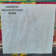 Granit Lantai 60x60 Garuda Alicante M Cream Polished