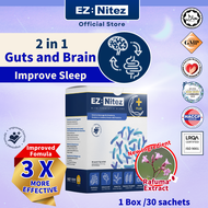EZNitez+ Probiotic Promotes Sleep Quality Mind Relaxation & Improve Guts Health - 1box [improved for