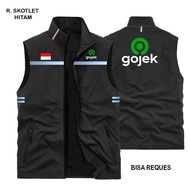 Latest Gojek Vest - Gojek motorcycle vest and flag
