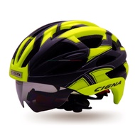 cigna aerow 02 Bicycle Helmet With Built-In Glasses