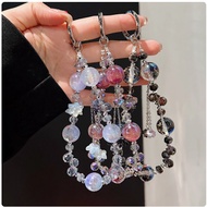 Live Room Pendant Flower Mobile Phone Chain Wrist Lanyard Beaded Chain Crystal Heidi Beads Bag Hangi