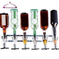[deevoka] 6 Bottle Dispenser Alcohol Dispenser Professional for Party Bar Home Drinks Cocktails Shot