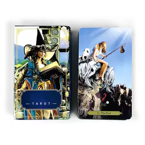 Hot-selling Tarot Cards A 78 Deck Oracle English Divination Edition Borad Playing Games，Camping Game