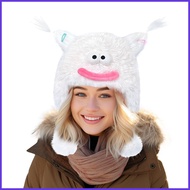 Cute Fuzzy Hat Fuzzy Hats Women With Adorable Face Expressions And Standing Hair Fuzzy Winter Hat Fu