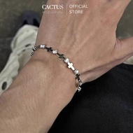 Vòng Tay Nam Cactus Accessories Hoạ Tiết Thánh Giá Đính Đá Freesize Phù Hợp Mọi Phong Cách