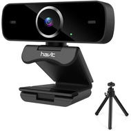 havit 1080p HD Webcam PC Web Camera for Video Calling Youtube with Auto Focus, for Computer Laptop Mini Camera with HD M