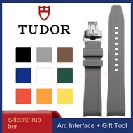 18/19/20/21/22mm Soft Silicone Watch Band Curved Watch Strap for Tudor Waterproof Sport Wrist Bracel