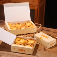 Egg Tart Packaging Box Egg Tart Packaging Box 2 Pcs 4 Pcs 6 Pcs Portuguese Egg Tart Box Disposable H