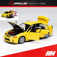 MotorHelix 1:18 MH M84006 Mitsubishi Lancer Evolution IV, Dandelion Yellow Limited Edition