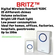 Britz Digital Wireless Doorbell 912DC