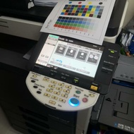 Konica minolta color printing sticker kad kahwin name kad sewa beli